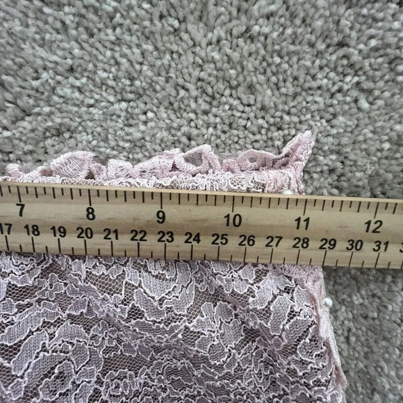 Boys‎ Lie Rose Reverie x Yung Reaper Bottom Pink Lace XS Pearl Flare Pant NEW - Picture 8 of 9